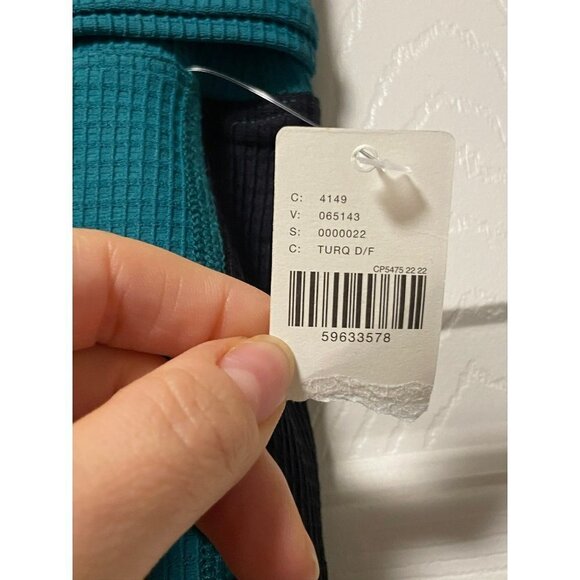 NEW Year of Ours | Turquoise Leggings Anthropologie Sz M - Picture 5 of 9